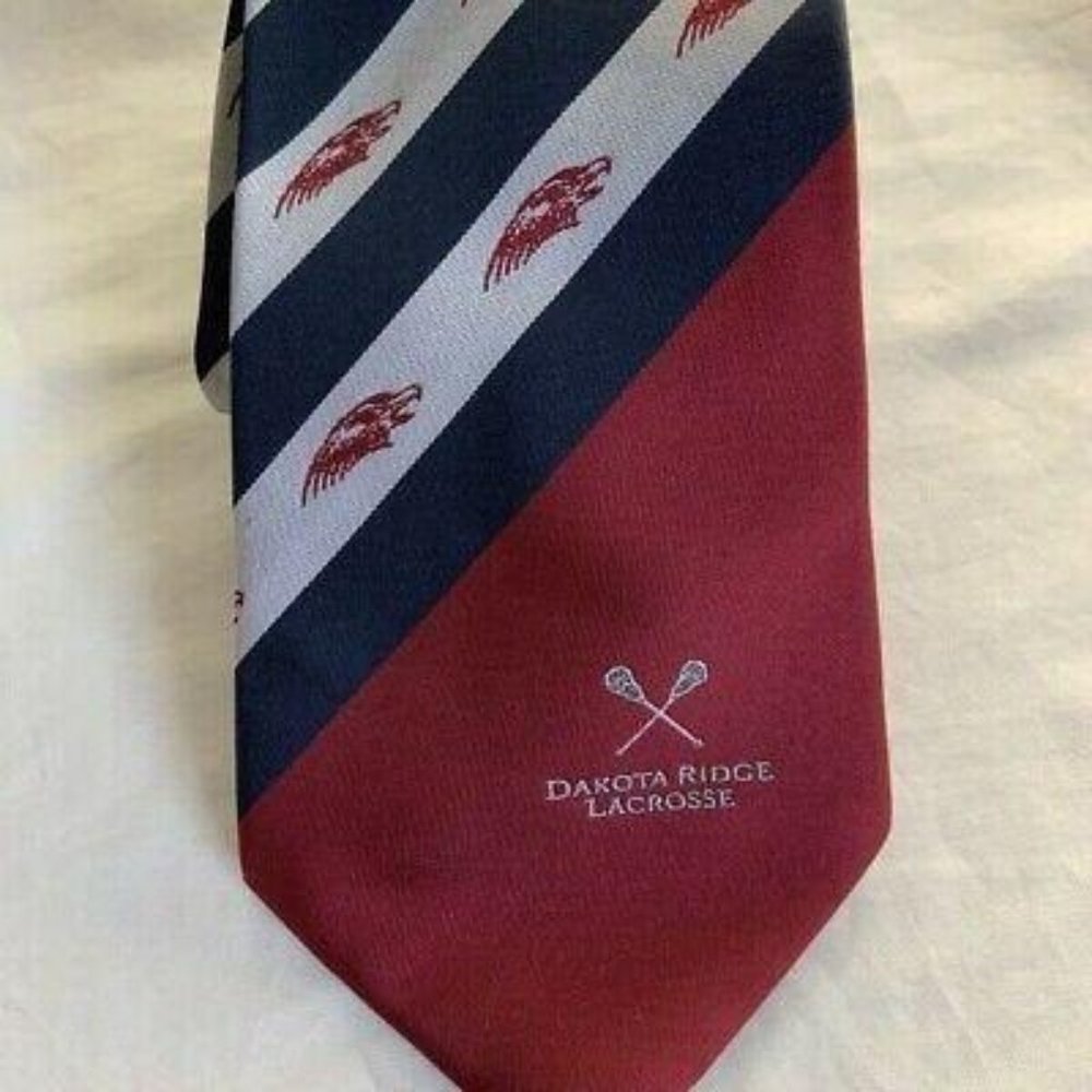 Dakota Ridge High School Lacrosse Est 2012 Mens Tie